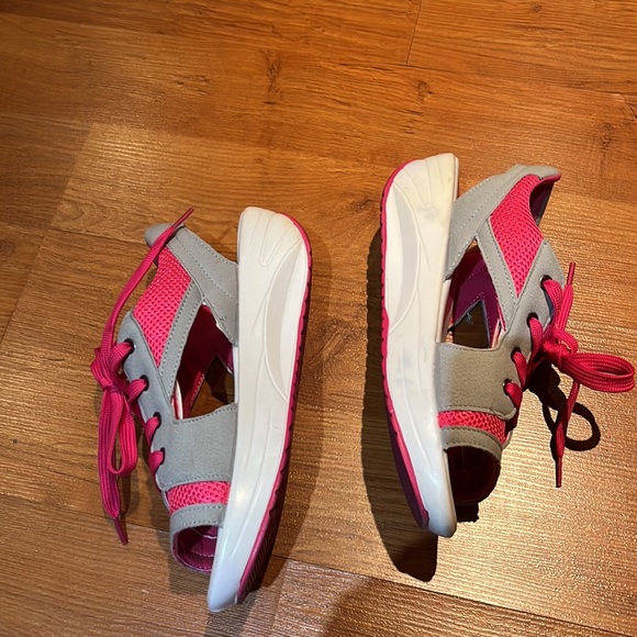 Ladies peep toe sneakers - Picture 2 of 6